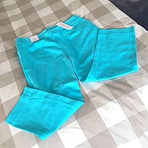 Chicos perfect stretch aqua breeze sateen crop pants